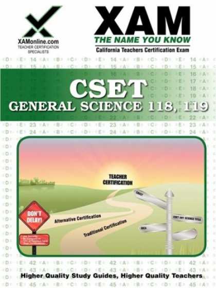 Science Books - CSET General Science 118, 119 (XAM CSET)