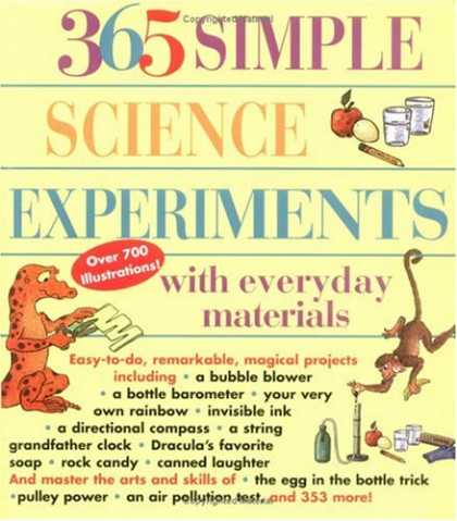 Science Books - 365 Simple Science Experiments with Everyday Materials