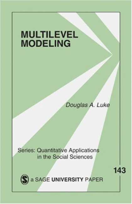 Science Books - Multilevel Modeling (Quantitative Applications in the Social Sciences)