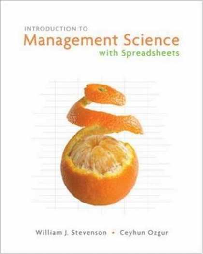 Science Books - Introduction to Management Science with Spreadsheets and Student CD