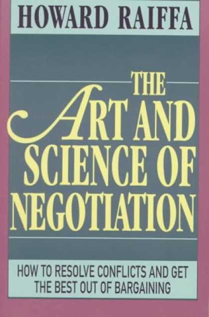 Science Books - The Art and Science of Negotiation
