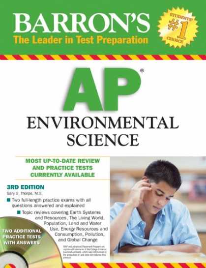 Science Books - Barron's AP Environmental Science with CD-ROM (Barron's AP Environmental Science