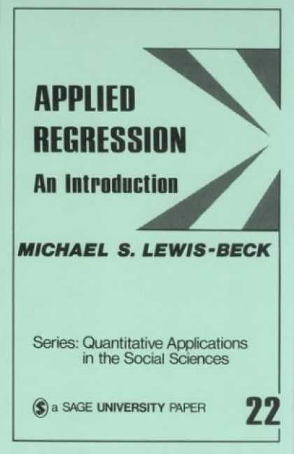 Science Books - Applied Regression: An Introduction (Quantitative Applications in the Social Sci
