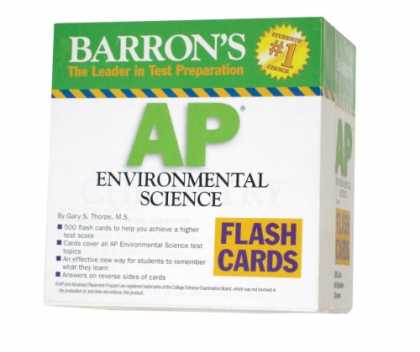 Science Books - Barron's AP Environmental Science Flash Cards (Barron's: the Leader in Test Prep