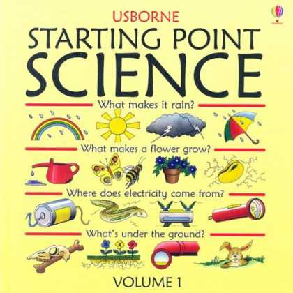 Science Books - Starting Point Science: What Makes in Rain? / What MAkes a FLower Grow? / Where