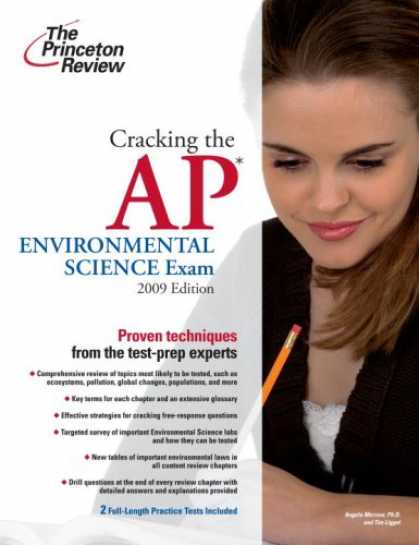Science Books - Cracking the AP Environmental Science Exam, 2009 Edition (College Test Preparati
