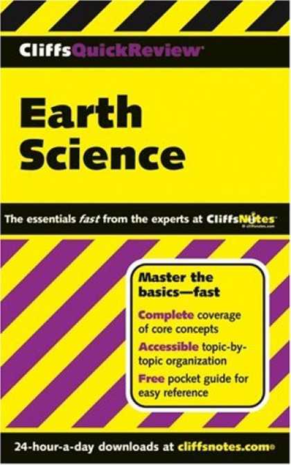 Science Books - CliffsQuickReview Earth Science