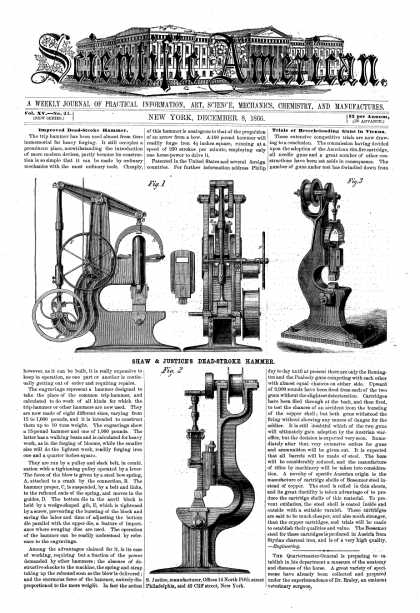 Scientific American - Dec 8, 1866 (vol. 15, #24)