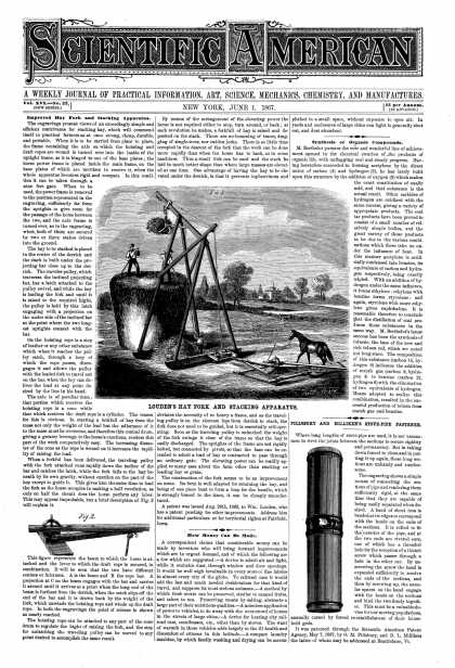 Scientific American - June 1, 1867 (vol. 16, #22)