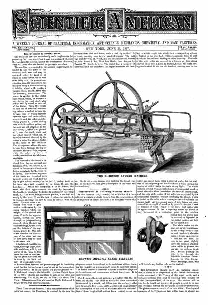 Scientific American - June 29, 1867 (vol. 16, #26)