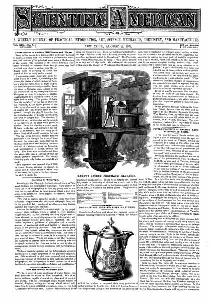 Scientific American - Aug 12, 1868 (vol. 19, #7)