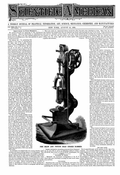 Scientific American - Aug 26, 1868 (vol. 19, #9)