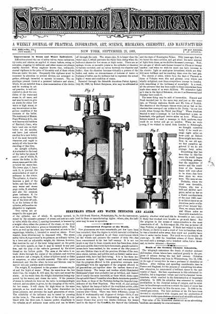 Scientific American - Sept 23, 1868 (vol. 19, #13)
