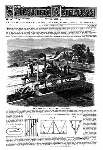 Scientific American - Nov 4, 1868 (vol. 19, #19)