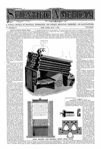 Scientific American - May 1, 1869 (vol. 20, #18)