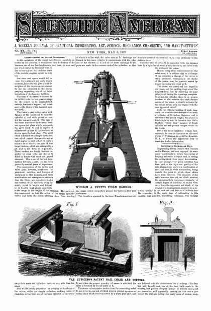 Scientific American - May 8, 1869 (vol. 20, #19)
