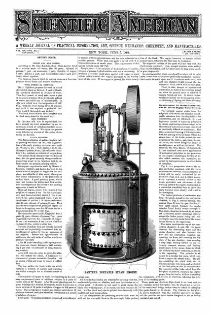 Scientific American - June 5, 1869 (vol. 20, #23)