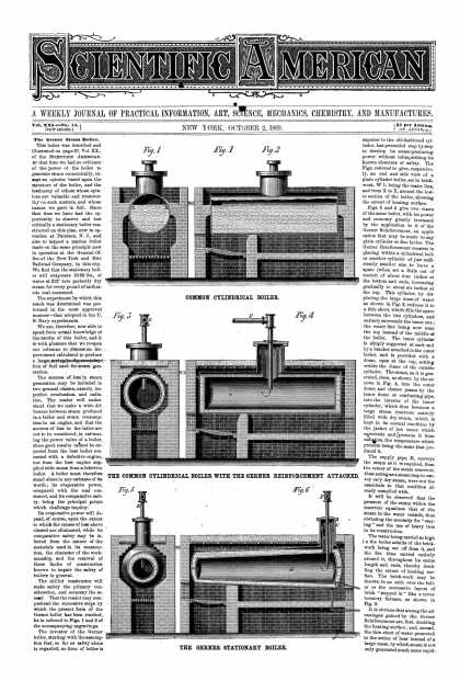 Scientific American - Oct 2, 1869 (vol. 21, #14)