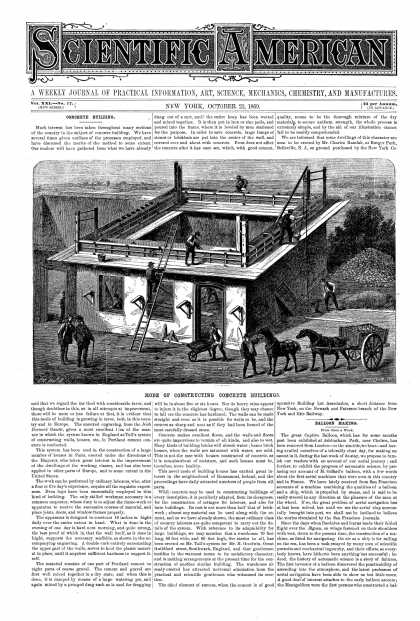 Scientific American - Oct 23, 1869 (vol. 21, #17)