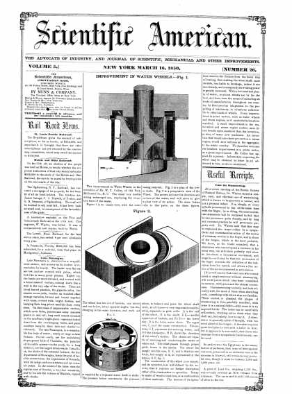 Scientific American - March 16, 1850 (vol. 5, #26)
