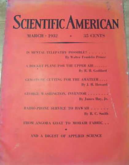 Scientific American - March 1932