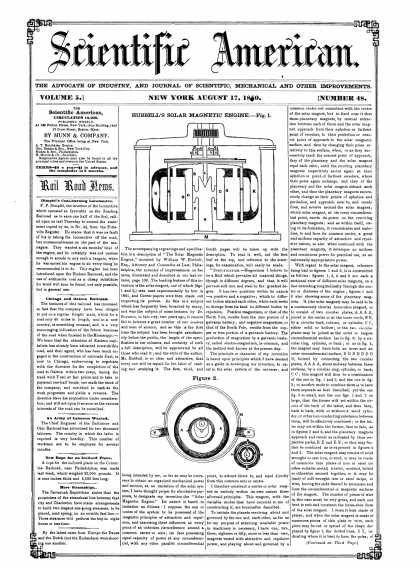 Scientific American - August 17, 1850 (vol. 5, #48)