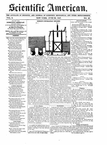 Scientific American - June 26, 1847 (vol. 2, #40)