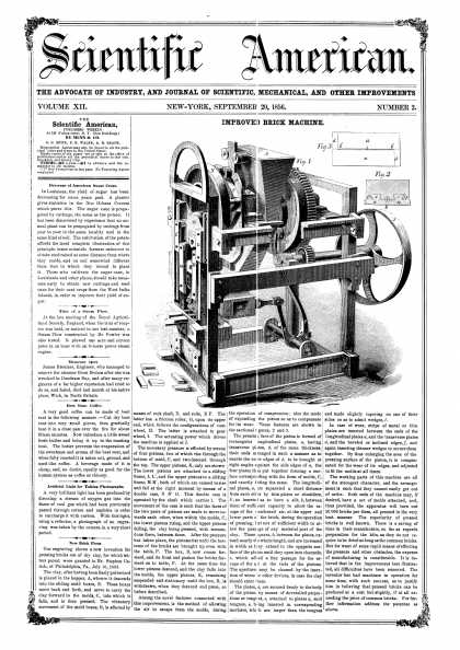 Scientific American - Sept 20, 1856 (vol. 12, #2)