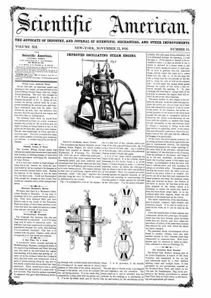 Scientific American - Nov 23, 1856 (vol. 12, #11)