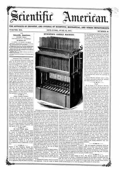 Scientific American - June 13, 1857 (vol. 12, #40)