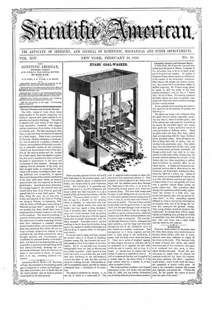 Scientific American - Feb 26, 1859 (vol. 14, #25)