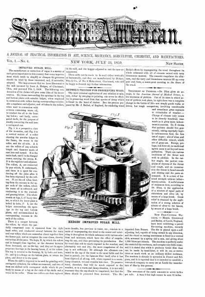Scientific American - July 23, 1859 (vol. 1, #4)