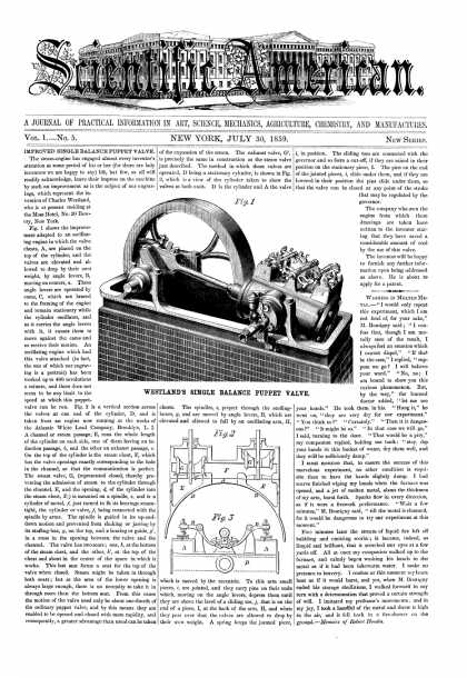 Scientific American - July 30, 1859 (vol. 1, #5)