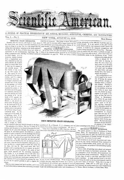 Scientific American - Aug 13, 1859 (vol. 1, #7)