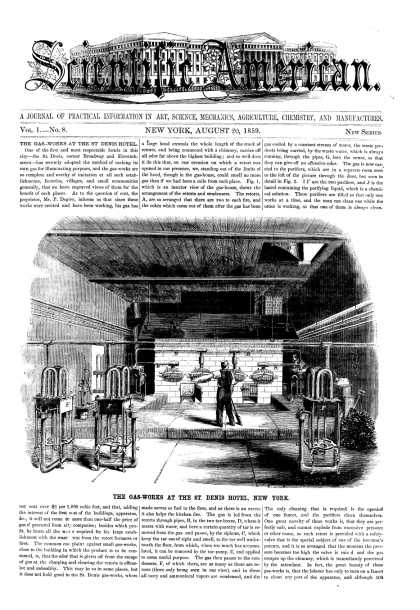 Scientific American - Aug 20, 1859 (vol. 1, #8)