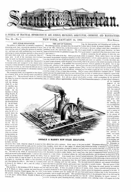 Scientific American - Jan 14, 1860 (vol. 2, #3)