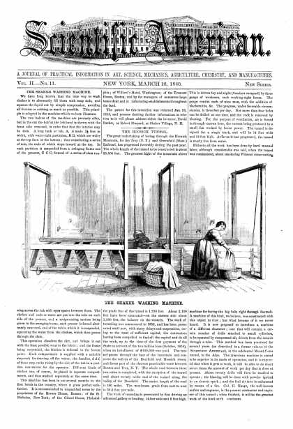 Scientific American - Mar 10, 1860 (vol. 2, #11)