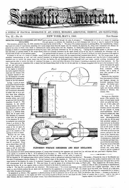 Scientific American - May 5, 1860 (vol. 2, #19)