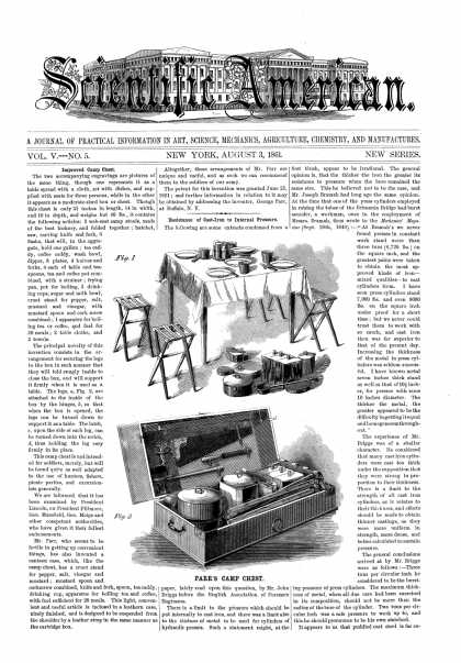Scientific American - Aug 3, 1861 (vol. 5, #5)