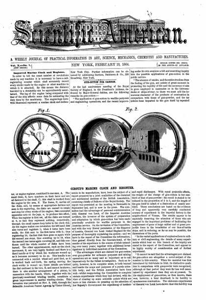 Scientific American - Feb 13, 1864 (vol. 10, #7)