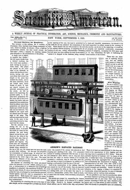 Scientific American - Sept 9, 1865 (vol. 13, #11)