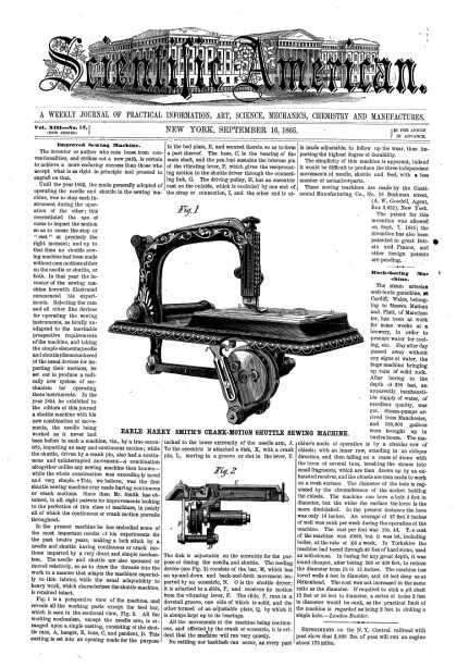 Scientific American - Sept 16, 1865 (vol. 13, #12)