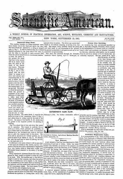 Scientific American - Sept 23, 1865 (vol. 13, #13)