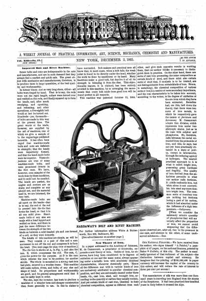 Scientific American - Dec 2, 1865 (vol. 13, #23)