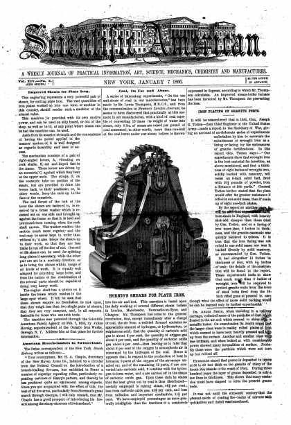 Scientific American - Jan 7, 1866 (vol. 14, #2)