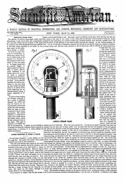 Scientific American - May 12, 1866 (vol. 14, #20)