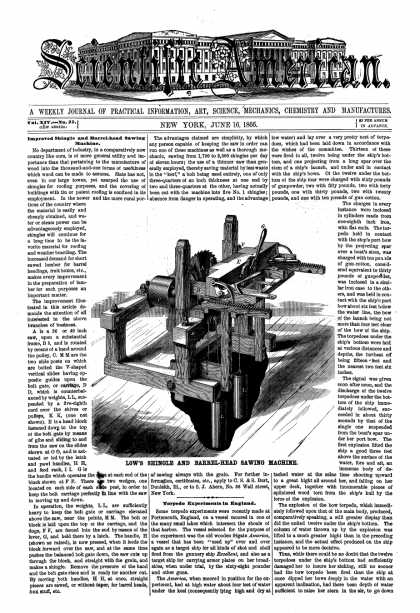 Scientific American - June 16, 1866 (vol. 14, #25)