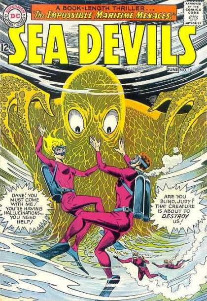 Sea Devils 17 - A Book-length Thriller - The Impossible Maritime Menaces - June No17 - Superman - Destroy