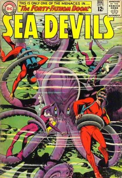 Sea Devils 21 - Sea Devils - Water - Men - Octopus - Stones