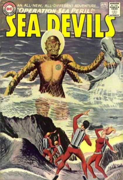Sea Devils 22 - Sea Devils - Operation - Peril - Dc - Comics - Jack Adler